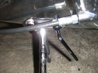 New bolts in the footpeg screw holes