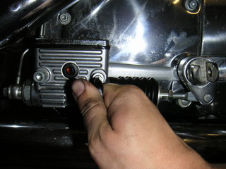 Removing the brake master cylinder