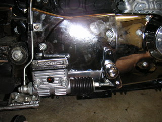 Adding rear brake push rod